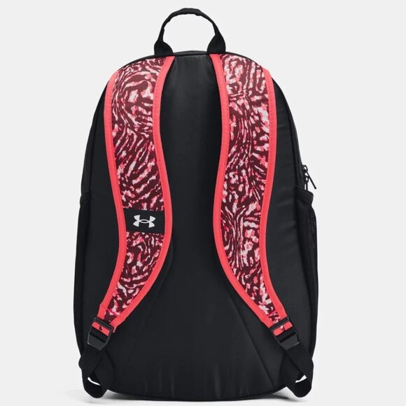 Under Armour Hustle Sport Backpack Fits 15" Laptop Raspberry/Black NEW - Picture 3 of 11
